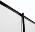 90 Black esigner Roll Up Black esigner Roll Up RR85x200BL 850x2000 mm 865x2070x240 mm esigner Roll Up Elegantes schwarzes esigner Roll Up mit chromfarbenen Seitenendkappen.
