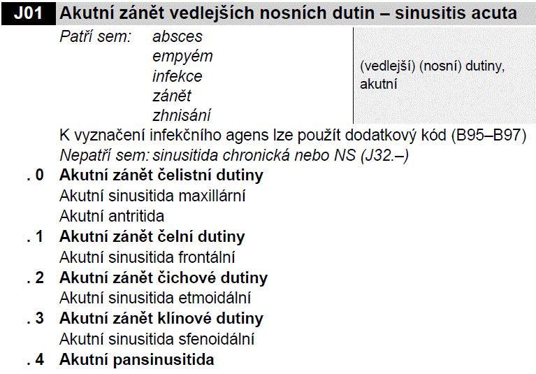 např. z hlediska ORL, embryologie a