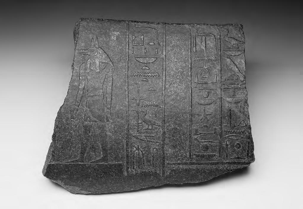 Z B Y N Ě K Ž Á B A A N Á R O D N Í M U Z E U M P E S X V I I I / 2 0 1 7 3 3 Obr. 1 Fragment vnitřního sarkofágu Merimoseho, královského syna z Kuše (NM Náprstkovo muzeum, inv. č. P 1658; foto J.