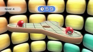 Příloha č. 9: Terapie s využitím Nintendo Wii popis her pro první část Hráč jako tučňák sbírá body za ryby chycené v časovém limitu.