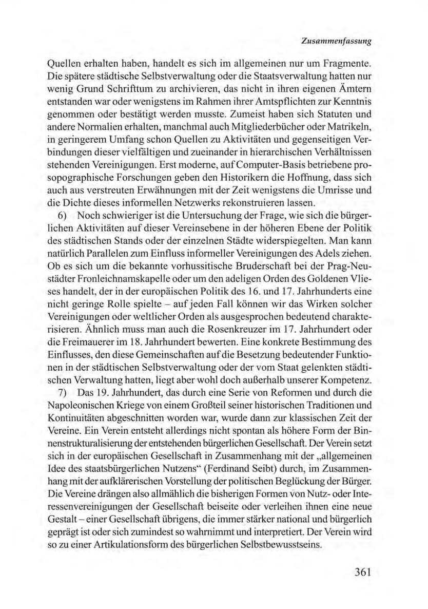 Zusammenfassung Quellen erhalten haben, handelt es sich im allgemeinen nur um Fragmente.