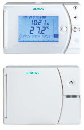 REV24RFDC/SET (bezdrátový pokojový termostat) Bezdrátový týdenní programovatelný PID regulátor Napájecí napětí (vysílač): 3 V DC (2x1,5 V AA) Napájecí napětí (přijímač): 230 V AC Nastavení