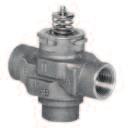 Trojcestné přepínací ventily Trojcestný přepínací ventil je určen pro přepínání směru proudění topné vody ve funkci vytápění/ohřev vody. Obj.