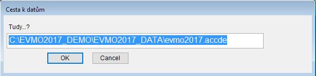 Dále následuje ještě okno s možností ručního zápisu datové cesty.