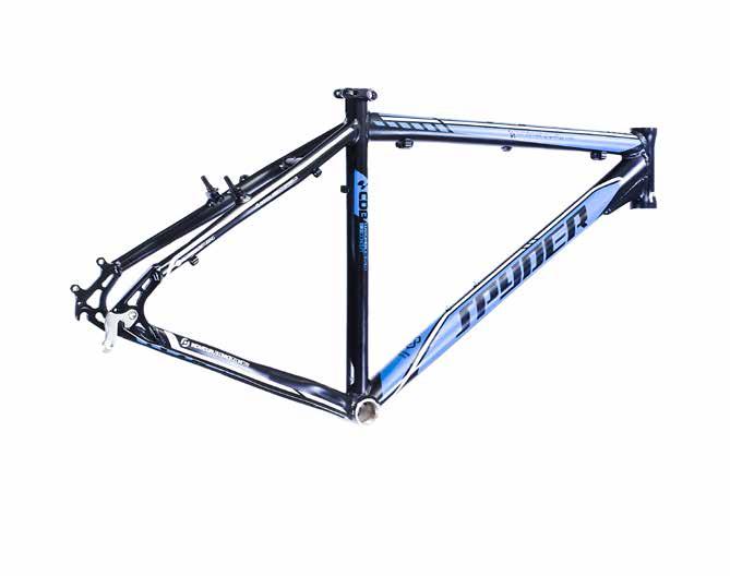 MTB 26 57 Specifikace materiál rámu frame material hmotnost rámu frame weight Ø sedlovky Ø seat post Ø přesmykače Ø front