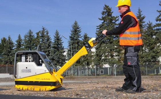 Pro profesionální dlouhodobé používání, hutnění zmrzlých a nosných vrstev při výstavbě silnic, chodníků a parkovišť, hutnění těžké