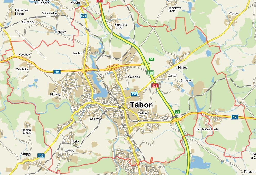 Obrázek 1: Mapa