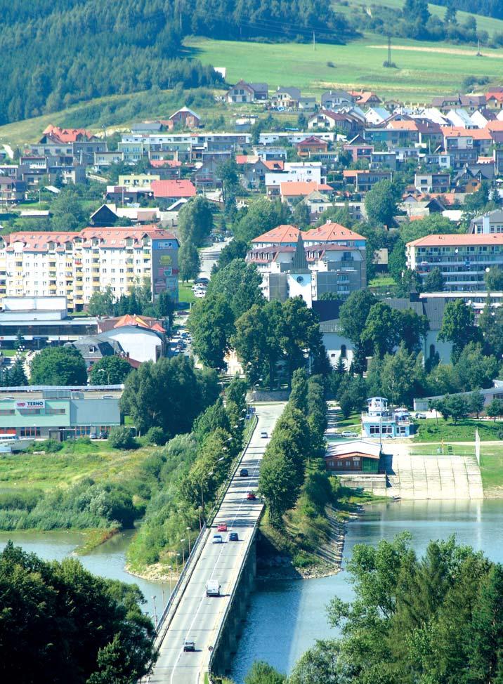 Námestovo a Biela Orava Jediným mestom Oravy, ktoré leží na území Euroregiónu Beskydy, je Námestovo.