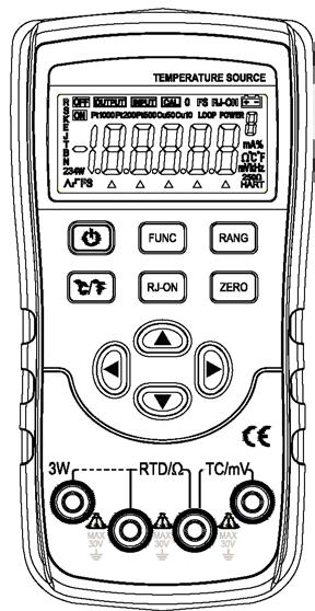 2. Popis ovládacích prvků a LCD displeje LCD displej Zap/Vyp Přepínání mezi C/ F Kompenz.