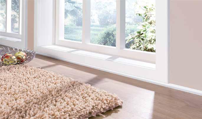 Ukončovací profil samolepící 32x6 mm, tloušťka 4 mm Carpet tile edge self-adhesive 32x6 mm, thickness 4 mm Samolepící profil je využíván na plynulý přechod mezi podlahovými materiály s výškovým
