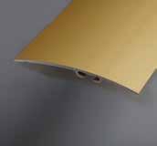 self-adhesive 80x6,5 mm Přechodový profil samolepící 100x6,5 mm Cover strip self-adhesive 100x6,5 mm Samolepící hliníkový profil se používá na plynulý přechod mezi podlahovými materiály s