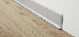 SOKLOVÉ PROFILY Skirting profiles Soklový profil 58x12 mm Skirting profile 58x12 mm Príslušenství k soklovýmu profilu 58x12 mm Accessories for skirting profile 58x12 mm Hliníkový soklový profil