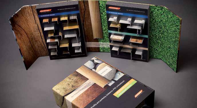 Product catalog of interior profiles Eurofinal contains a complete overview of the range profiles for parquet, carpet, PVC and linoleum.