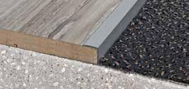 Ukončovací profil použitelný pro ukončení podlahových ploch s tloušťkou 14-15,2 mm nebo jejich dokonalé napojení na stěnu.