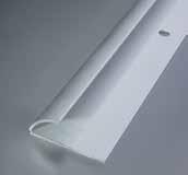maximálně 4,5 mm. Self-adhesive edge trim is used for a clean termination for floor covering thicknesses of 4,5 mm.