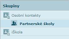 Oprava / přejmenování / smazání položek ve vlastním adresáři kontaktů A) Editace skupiny kontaktů: 1.