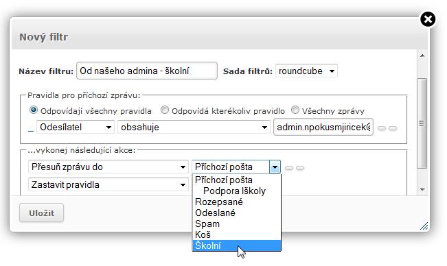 zprávou: - vytiskne zvolenou zprávu - nabídne otevření / uložení zvolené zprávy v.