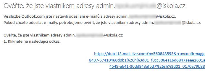 ! E-mail V dalším kroku zvolíte, do jaké složky ve webovém klientu Outlook.com bude ukládána pošta i Iškoly. Outlook.com jednak ověřuje správnost parametrů (tedy zda spolu oba mailové servery Iškoly a Outlook.