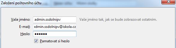 Jak na to? Detailní postup při vytváření účtu Iškoly v klientu Mozilla Thunderbird: 1. Spusťte poštovní program Mozilla Thunderbird. 2. V hlavní nabídce zvolte příkaz Nástroje Nastavení účtu. 3.