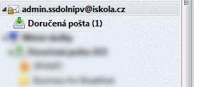 10. Výsledkem by měla být fungující komunikace mezi Thunderbirdem a poštovním serverem Iškoly, tedy přijmutí pošty, která vám přišla do vaší iškolácké e-mailové