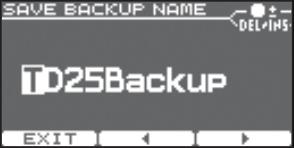 Povíme si, jak načítat zálohu z USB flash disku do TD-25. Pozn. Při načtení zálohy, budou veškerá nastavení TD-25 vymazána. 1.