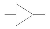 2.6 Zesilovač Obrázek 2.7: Schematické značky tavných pojistek Dříve, než je jakákoli logická hodnota předána na výstup, může být zesílena zesilovačem.