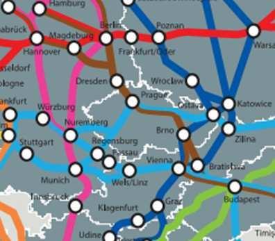 Pro zjišt ní budoucích p epravních pot eb v mezinárodních, celostátních a meziregionálních vztazích je rozhodující územní rozvoj R a dopravní infrastruktury mezinárodního a celostátního významu.