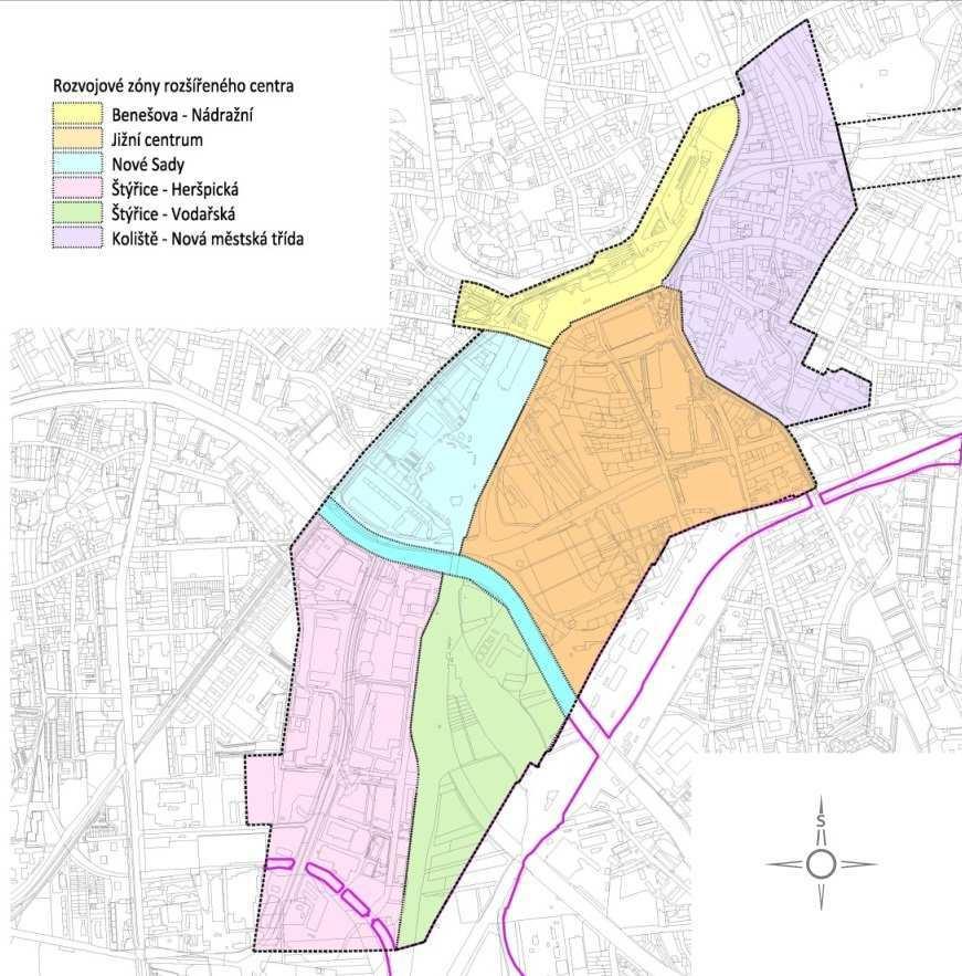 Ve vztahu k ešenému projektu ŽUB má pak specifický význam lokalita oblasti Trnitá Heršpická, jak je jinak názývána širší oblast tzv. Jižního centra.