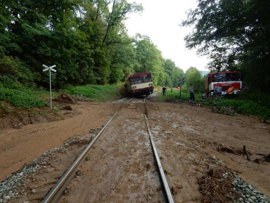 V tomto ohledu je železni ní infrastruktura ohrožována ú inky intenzivních deš, které mohou vést k zaplavení infrastruktury.