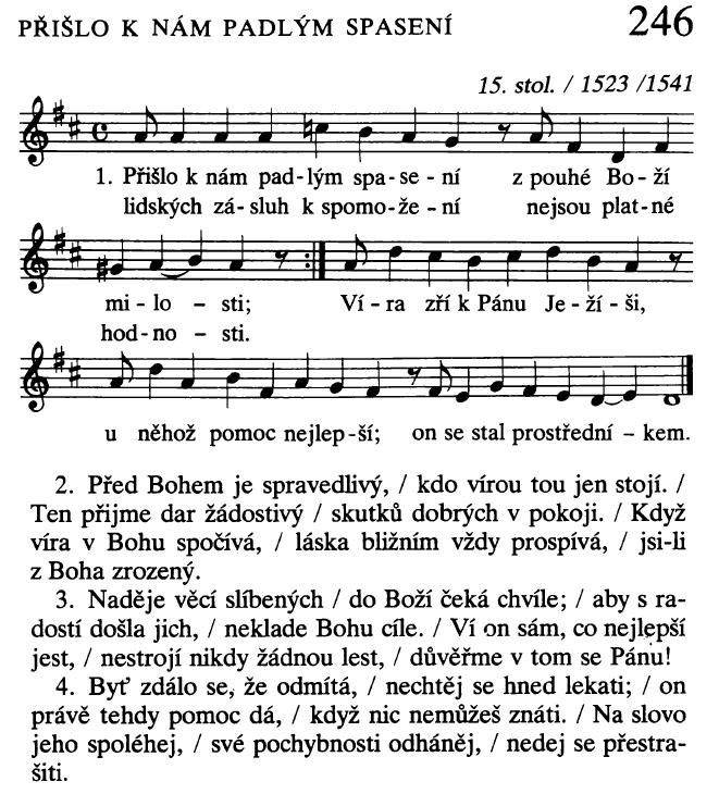 Elsnerův kancionál strana 571 1.