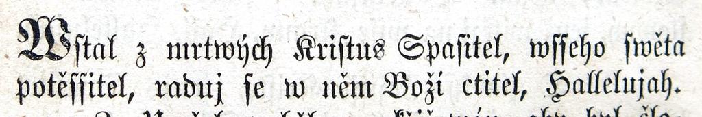 Elsnerův kancionál strana 430 1.