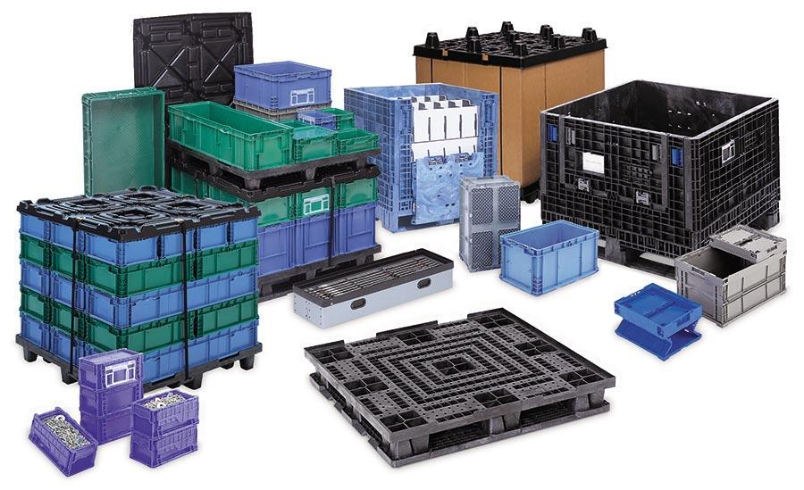 Zdroj: Returnable Packaging Resource, 2016 Obr. 5 Příklad vratných obalů Plastové obaly Plast je nejpoužívanějším materiálem pro vratné obaly.