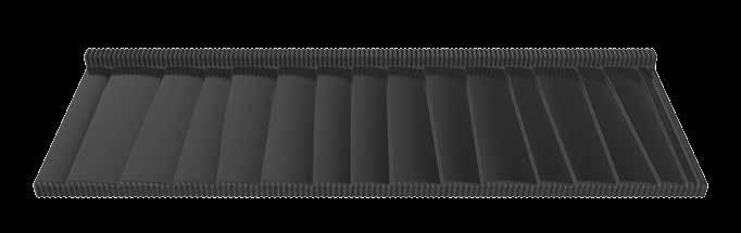 Plechový šindel 1170 ~1 celková šířka: skutečná šířka pokrytí: tloušťka plechu - ocel: výška prolisu: délka modulu: 1 mm 1170 mm 35 mm 380 mm Plechový šindel JÁNOŠÍK - tradiční vzhled dřeva v ocelové