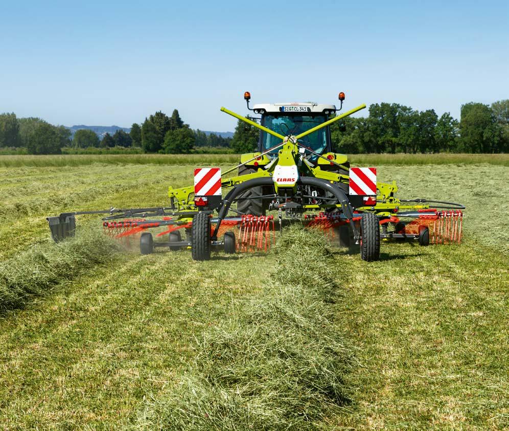 Navíc je možné přizpůsobit rychlost zdvihu, resp. spuštění hydraulickému systému traktoru.