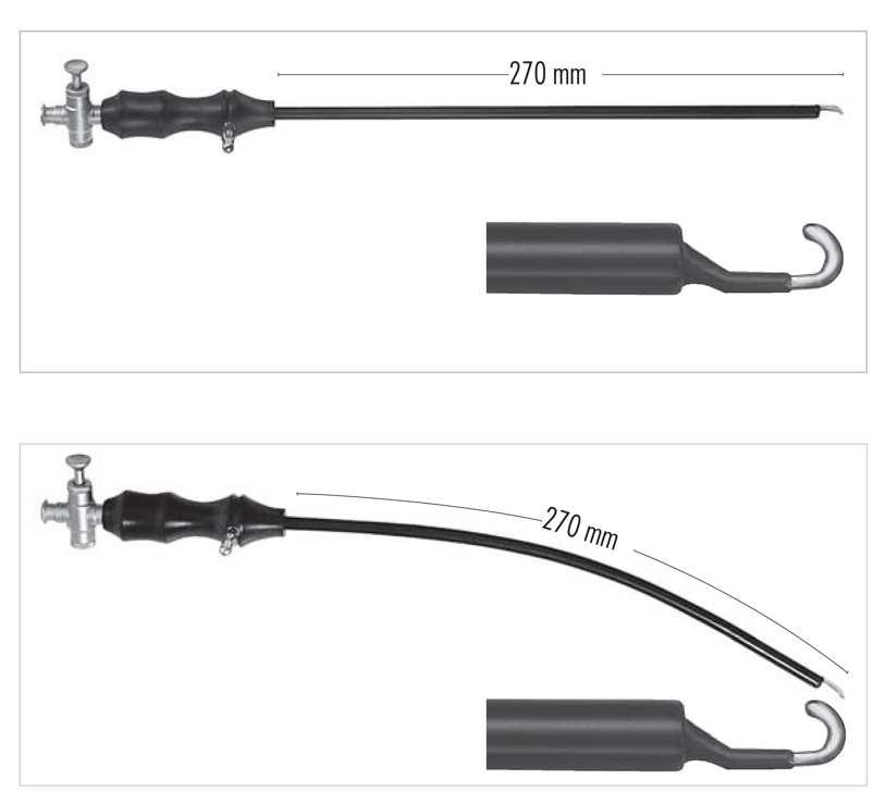 lopatkou zahnutá Ø 5,0 mm 260-710-000 Háčková elektroda