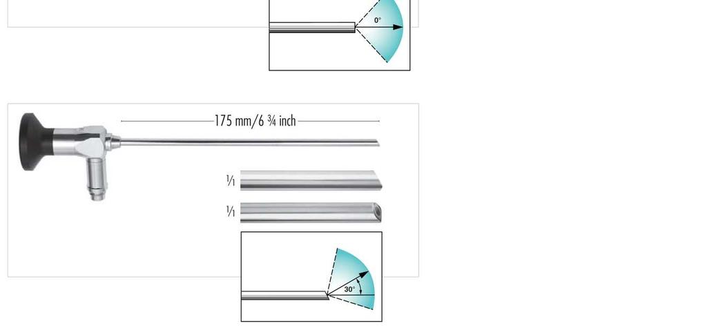 260-110-030 optika Ø 10 mm, úhel pohledu 30 260-110-000