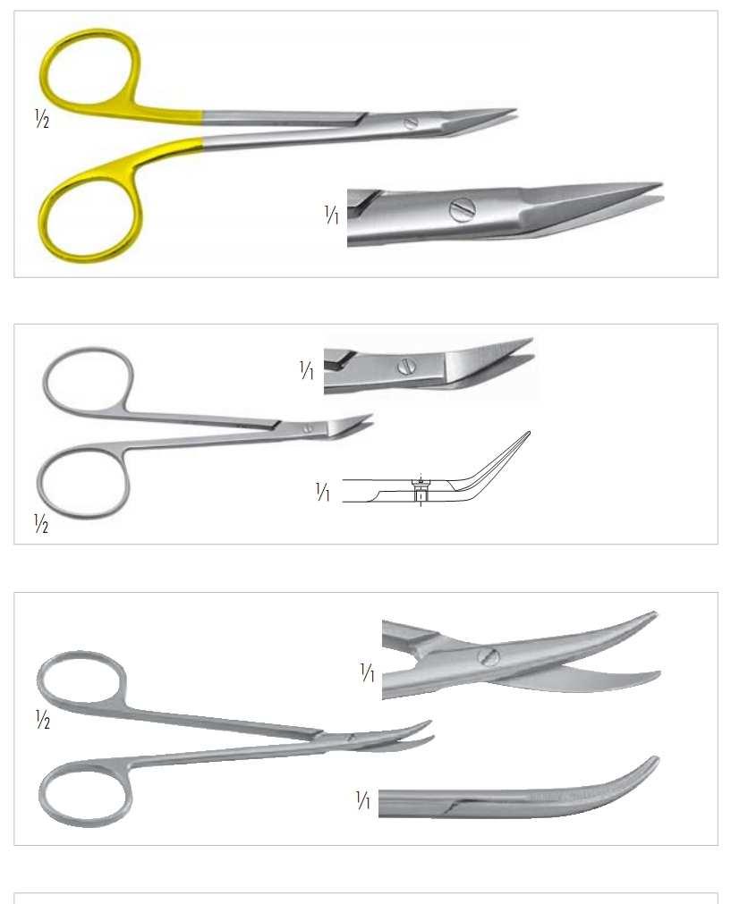 Nůžky 122-411-135 GIUNTA TC nůžky nosní, "S" tvar, 135 mm 120-411-090 DANIELS