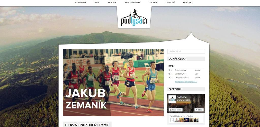 V roce 2015 jsme spustili nový web na