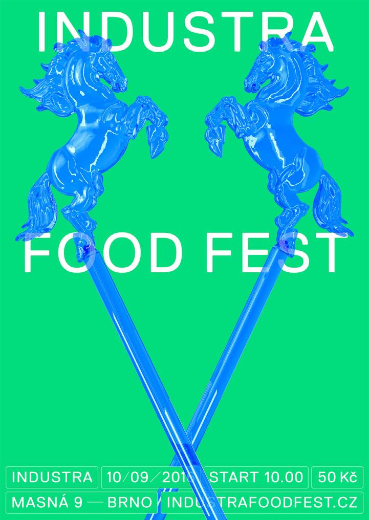 01 Industra Food Fest Vizuální identita pro festival
