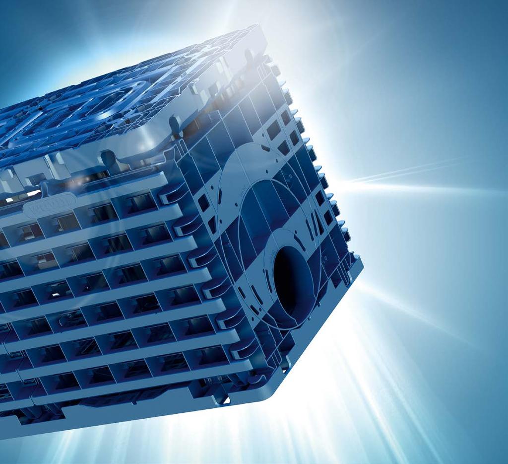 Wavin Q-Bic Plus nová dimenze Výhody systému naprostá konstrukční svoboda o 50 % rychlejší instalace neomezený