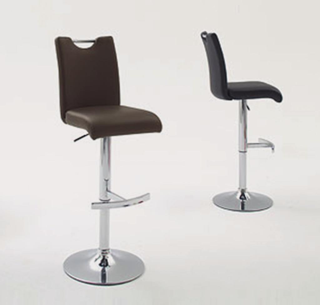 Typ 01 barová židlička s úchytkou podnož: pochromovaná, výškově