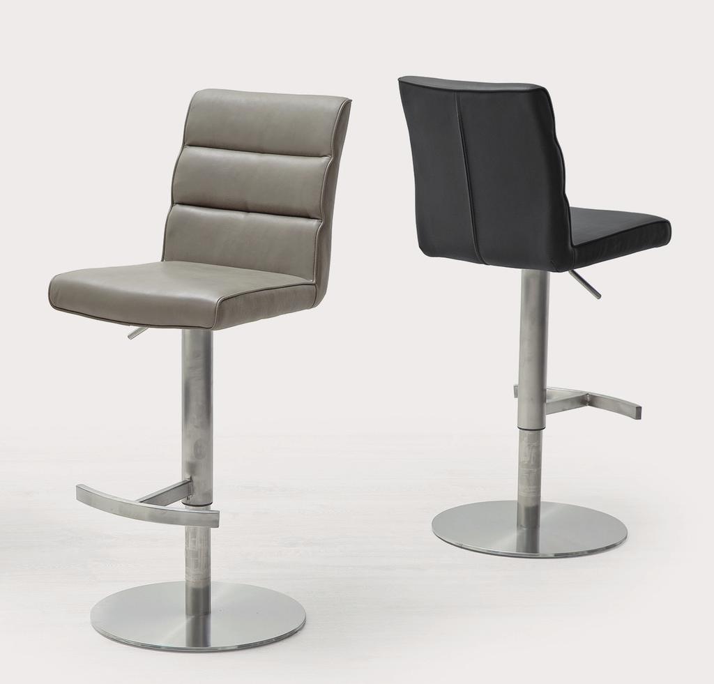 černá, lanýž, taupe Typ 02 barová židlička s úchytkou podnož: nerez