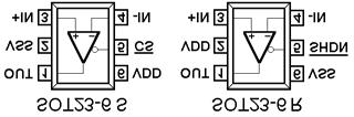 6 3000 1.4 ~ 5.5 x x -- x -- x x x -- S -- -- -- MCP 6043 14 0.6 3000 1.4 ~ 5.5 x x x x -- x x x -- -- -- -- -- MCP 6143 100 0.6 3000 1.4 ~ 5.5 x x x x stabilní od zesílení 10 x x x -- -- -- -- -- MCP 6141 100 0.