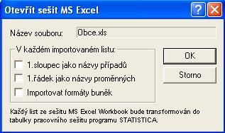 2.1.1 Úkol 1 Vytvořte nový datový soubor o 5 proměnných a 7 případech. Proměnná 1: změňte jméno na stanice.