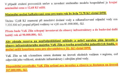 4 Budoucí cenový vývoj dle Analýzy 4.1 Zisk provozovatele a snížení ceny Základní úvaha o výhodě smíšeného modelu je založená na nulovém zisku v kalkulaci ceny.