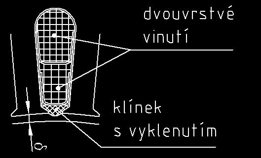 University of Technology byly provedeny experimenty s tvarem zubů statorového plechu a s použitím uzávěru drážky klínku z magnetického materiálu (obr.11,14).