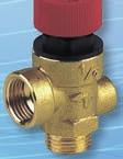 3/4" " " Pojistný ventil Bezpečnostní pojistný ventil pro hlídání maximálního tlaku v systému. Závit vnitřní, vnitřní.
