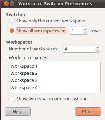 کار با محیط کاربری گنوم سری تنظیمات ظاهری آن WORKSPACE_ 6-1 در گنوم: -6 در چپ ترین قسمت پایینی گنوم گزینه ای وجود دارد که با استفاده از آن میتوانید میز کار گنوم را ببینید. بر روی این گزینه کلیک کنید.