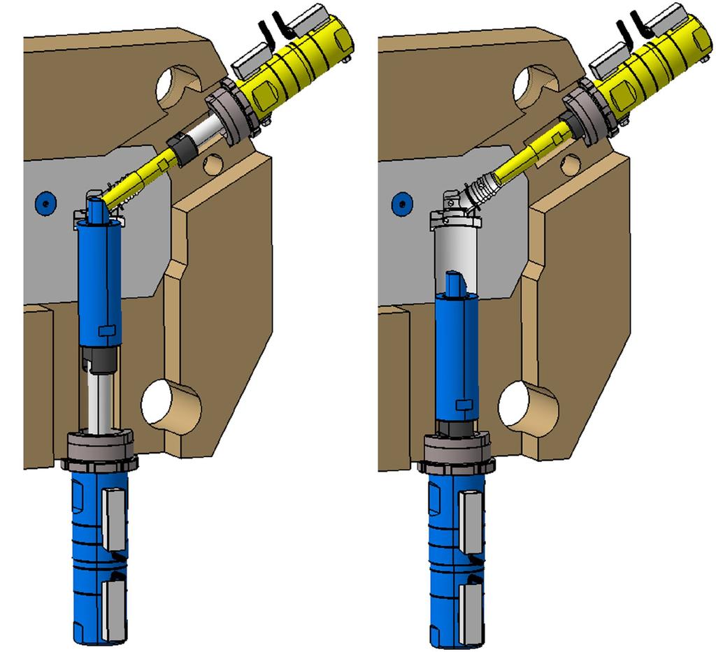 UTB ve Zlíně, Fakulta technologická 59 hydraulický válec H40 tvarové čepy adaptér pístní tyč