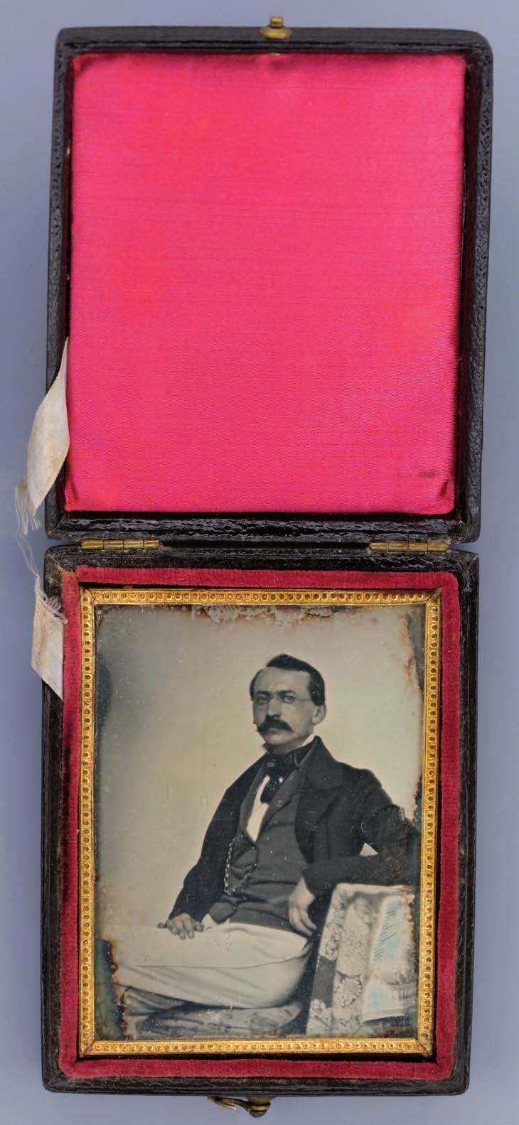 Portrét dr. Viléma Gablera (1821 1897), pedagoga, novináře a politika, Havlíčkova spolupracovníka a přítele.